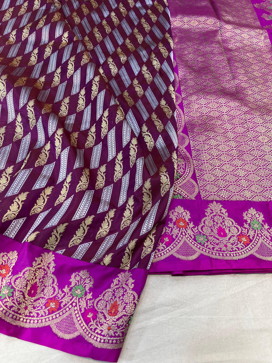 banarasi pure katan silk Saree Code-WEA026