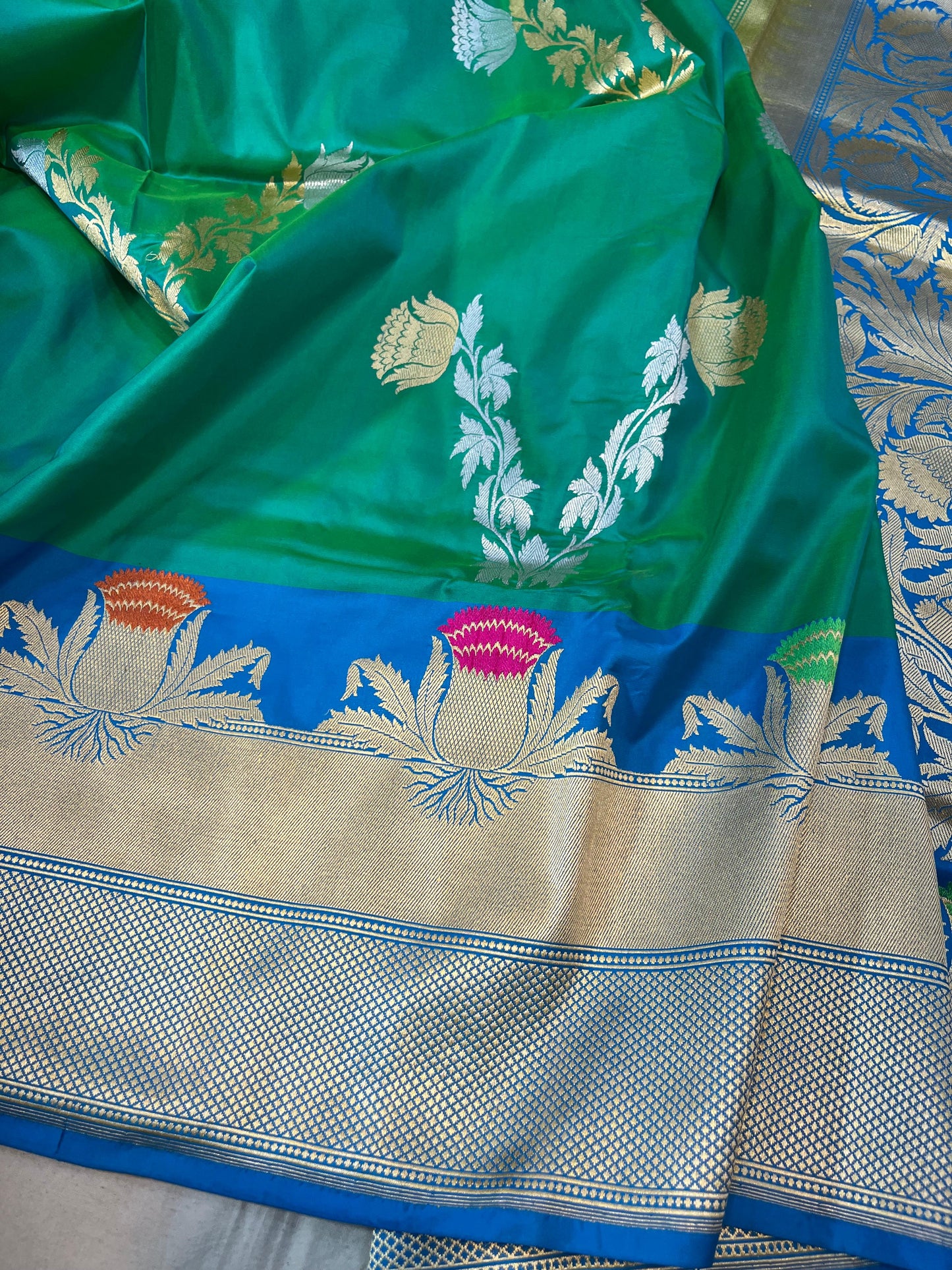 banarasi pure katan silk Saree Code-WEA025