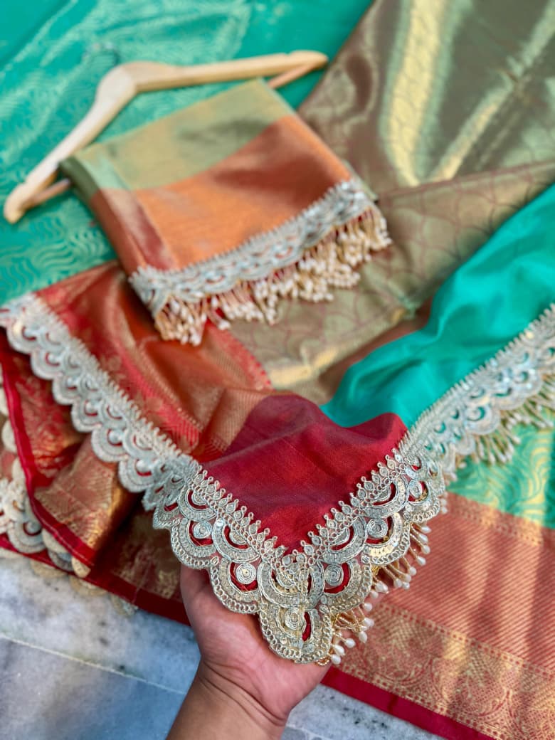 Banarasi handloom soft Kanchipuram silk saree Code-SUA001