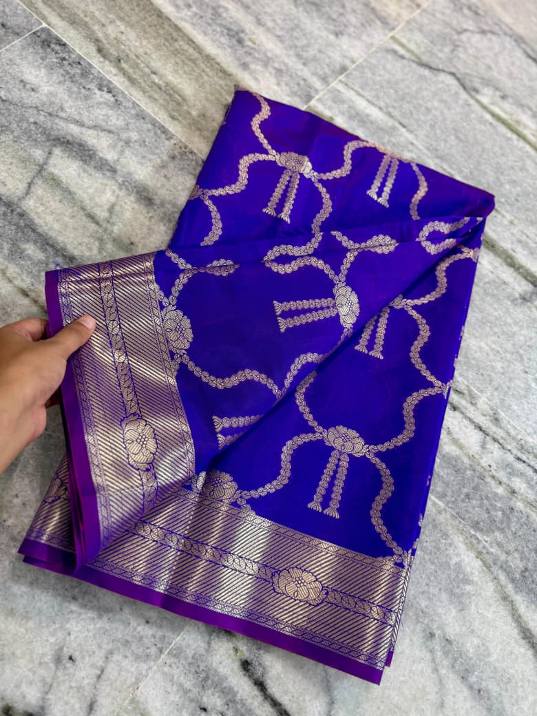 Banarasi semi katan soft silk saree Code-SUA023