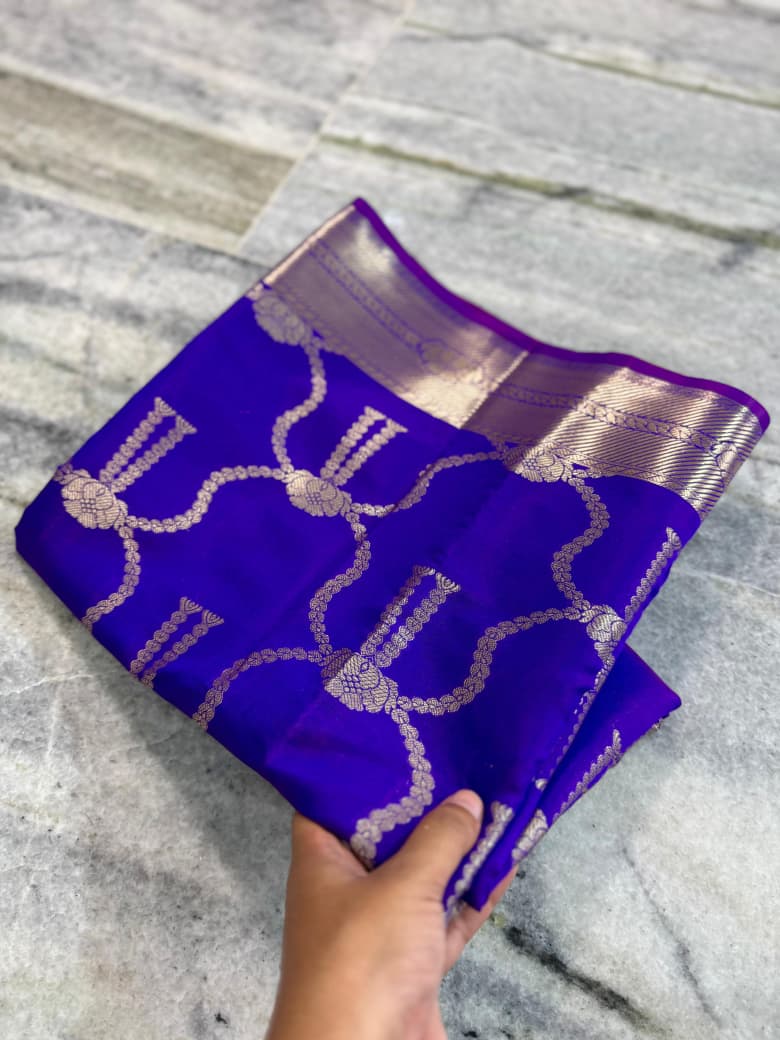 Banarasi semi katan soft silk saree Code-SUA023