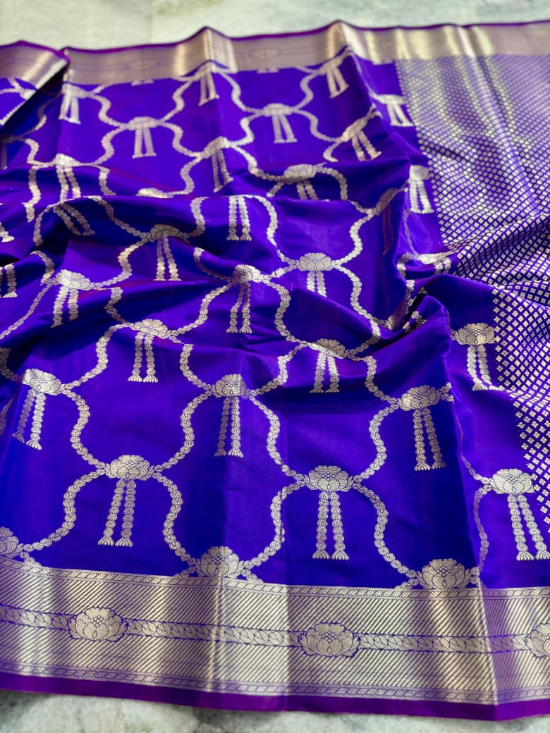 Banarasi semi katan soft silk saree Code-SUA023