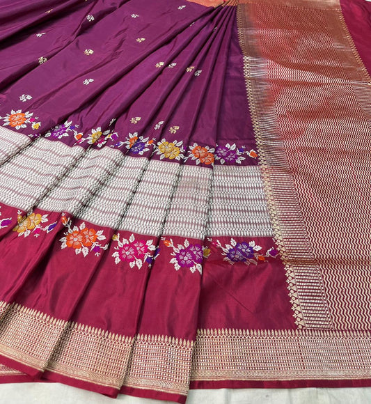 banarasi pure katan silk Saree Code-WEA019