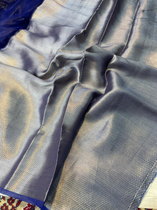 Banaras Handloom Pure Tissue Silk Saree Code-WEA024