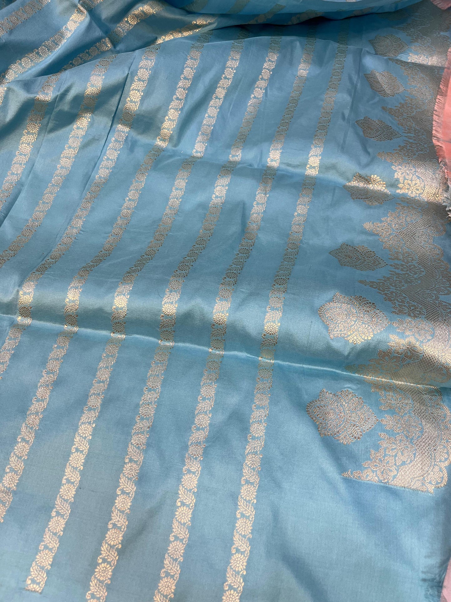 Banaras Pure Katan Silk allover kadhuwa Saree Code-WEA016