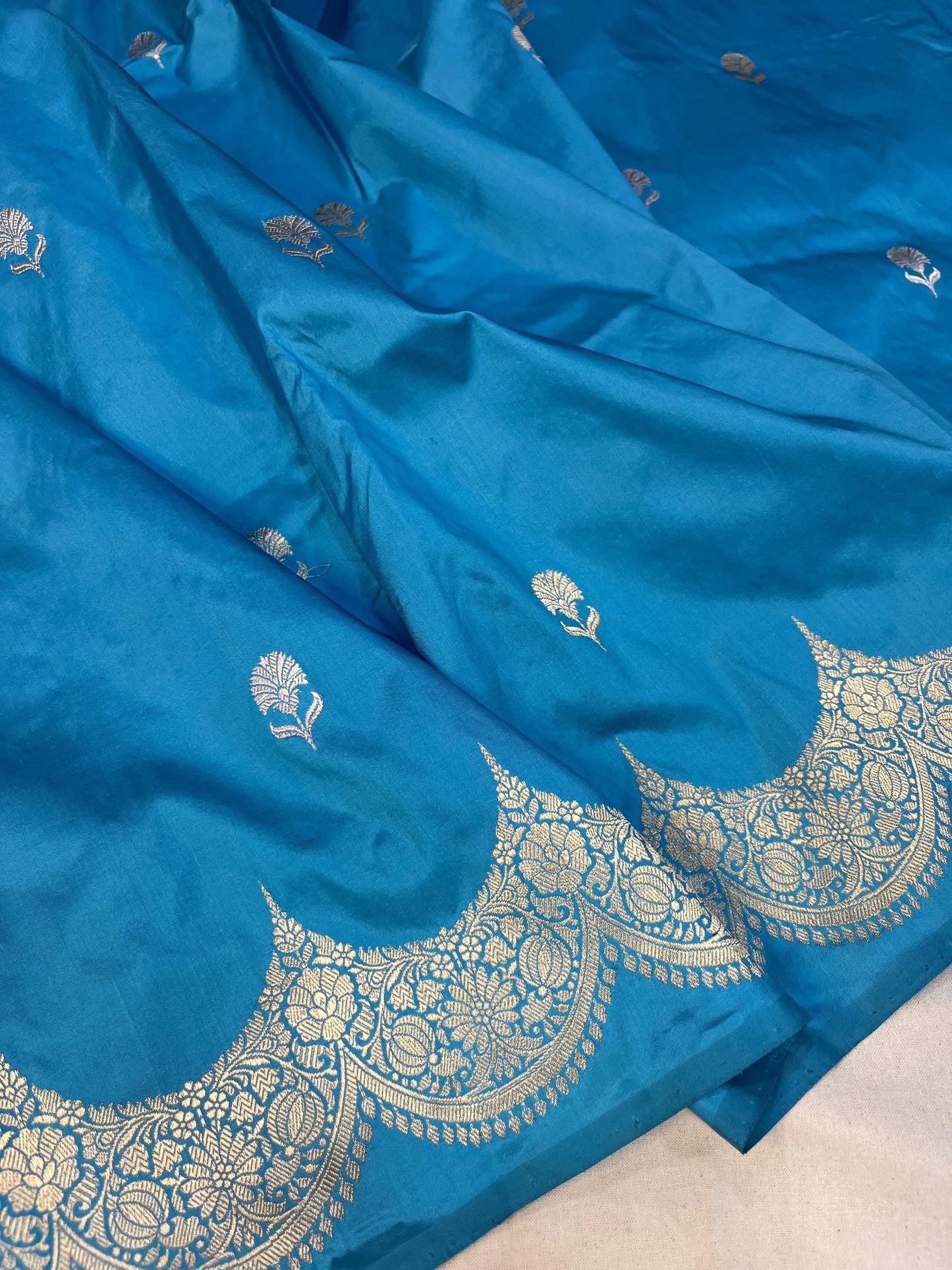 Banaras Pure Katan Silk allover kadhuwa Saree Code-WEA016