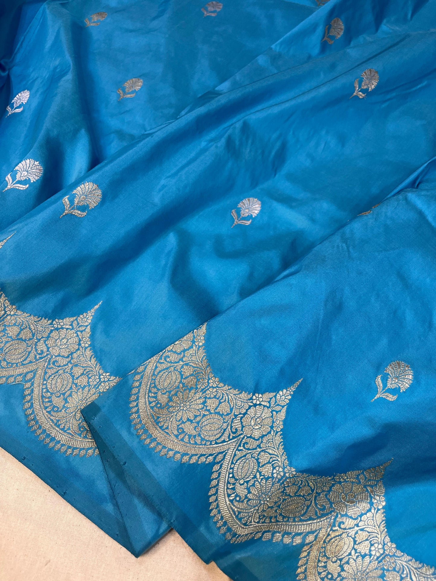 Banaras Pure Katan Silk allover kadhuwa Saree Code-WEA016