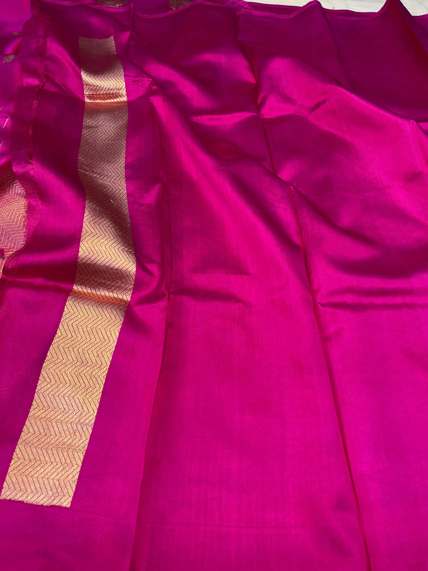 Pure banarasi Raw Mango silk handloom saree Code-THP001
