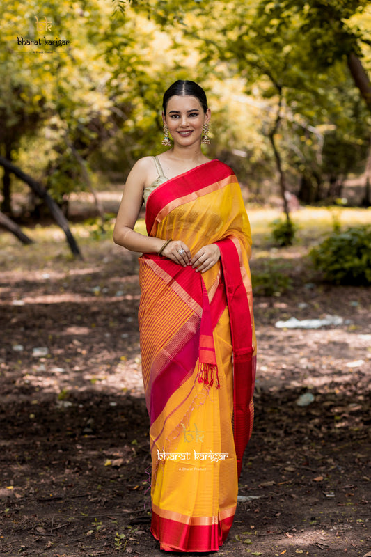 Maheshwari handloom Saree -Product code-THA024