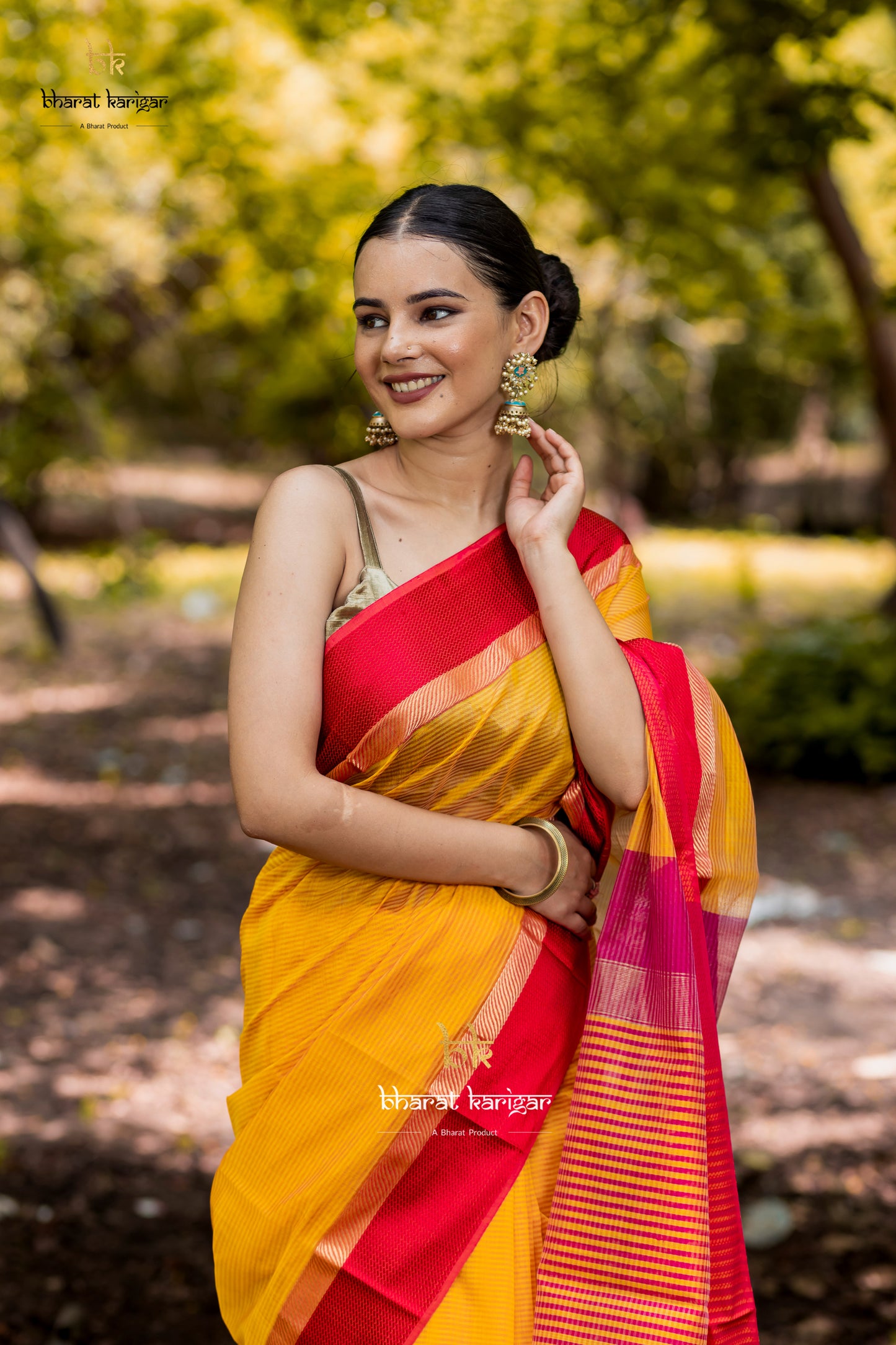 Maheshwari handloom Saree -Product code-THA025