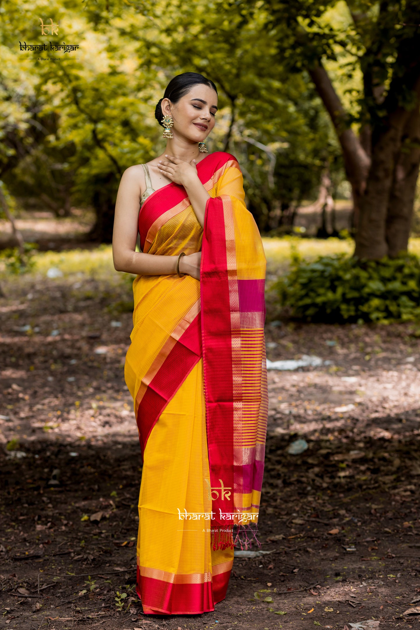 Maheshwari handloom Saree -Product code-THA025