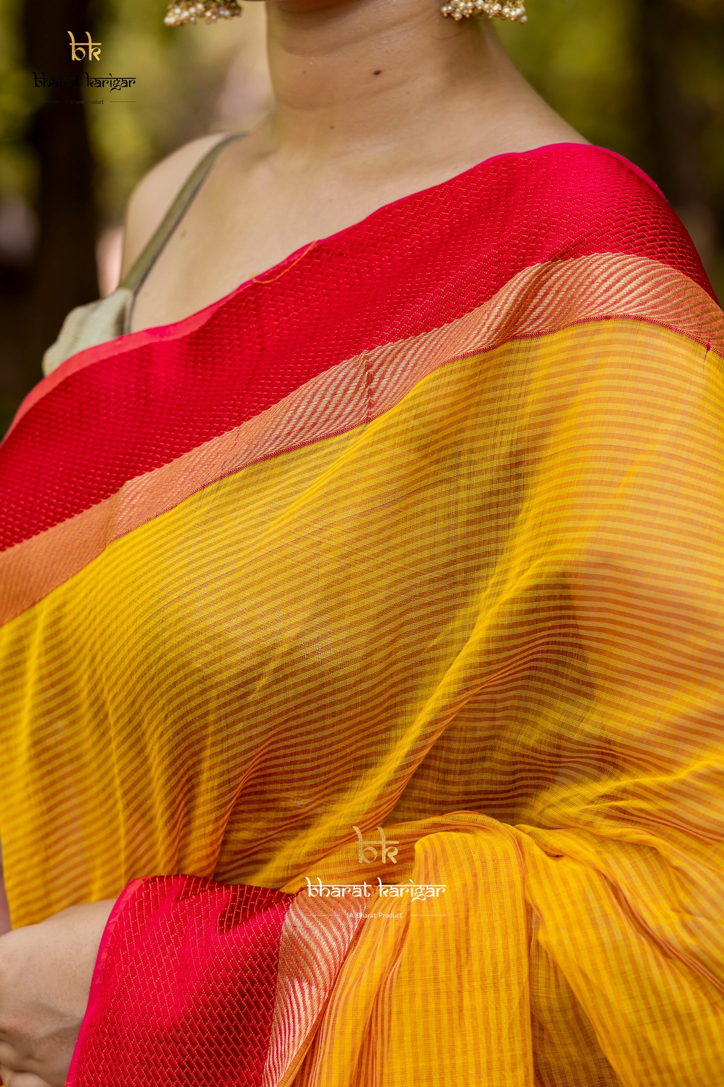 Maheshwari handloom Saree -Product code-THA025