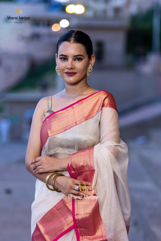Maheshwari handloom Saree -Product code-THA030