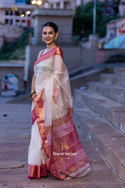 Maheshwari handloom Saree -Product code-THA030