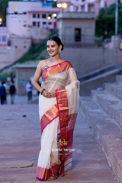 Maheshwari handloom Saree -Product code-THA030