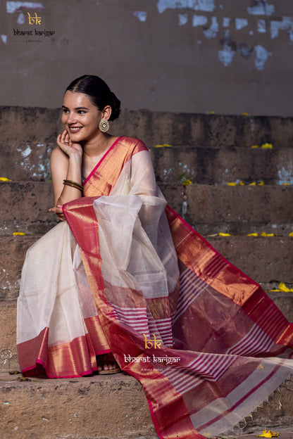 Maheshwari handloom Saree -Product code-THA030
