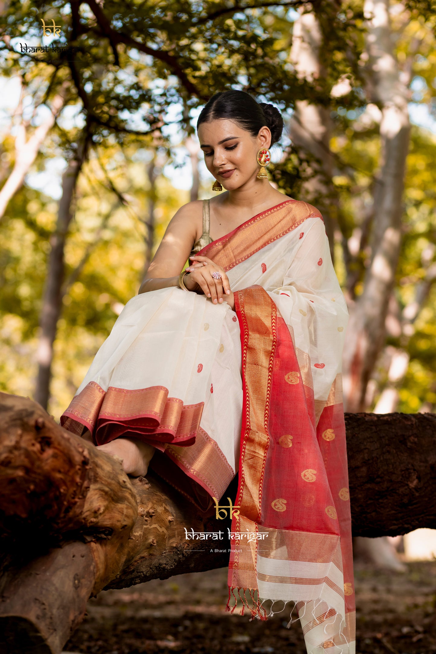 Maheshwari handloom Saree -Product code-THA029
