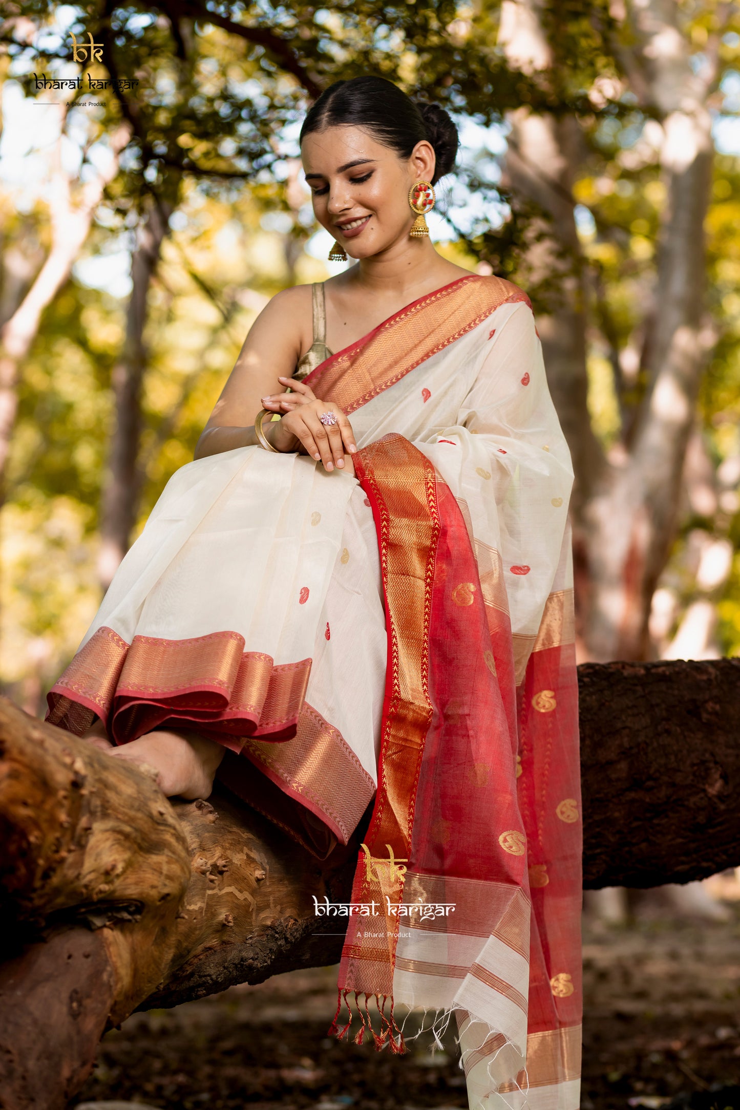 Maheshwari handloom Saree -Product code-THA029