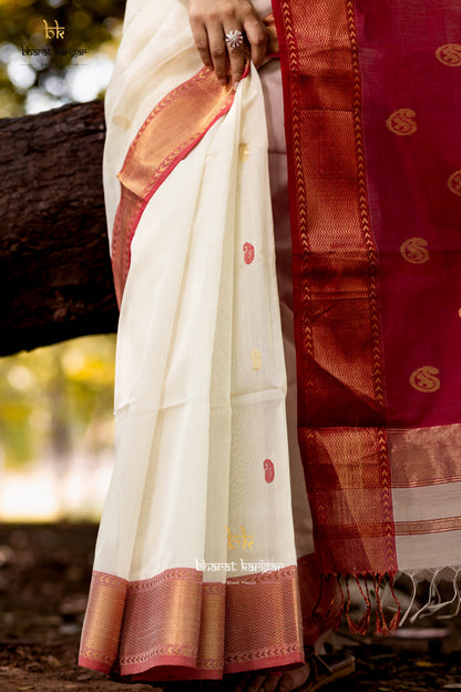 Maheshwari handloom Saree -Product code-THA029
