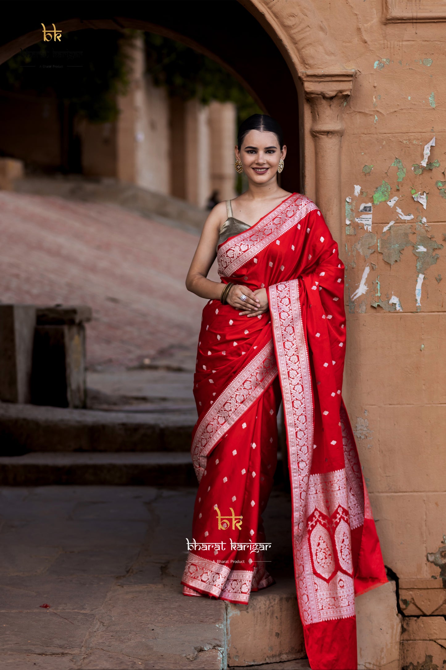 Banarasi mashru handloom Silk code-BYD074