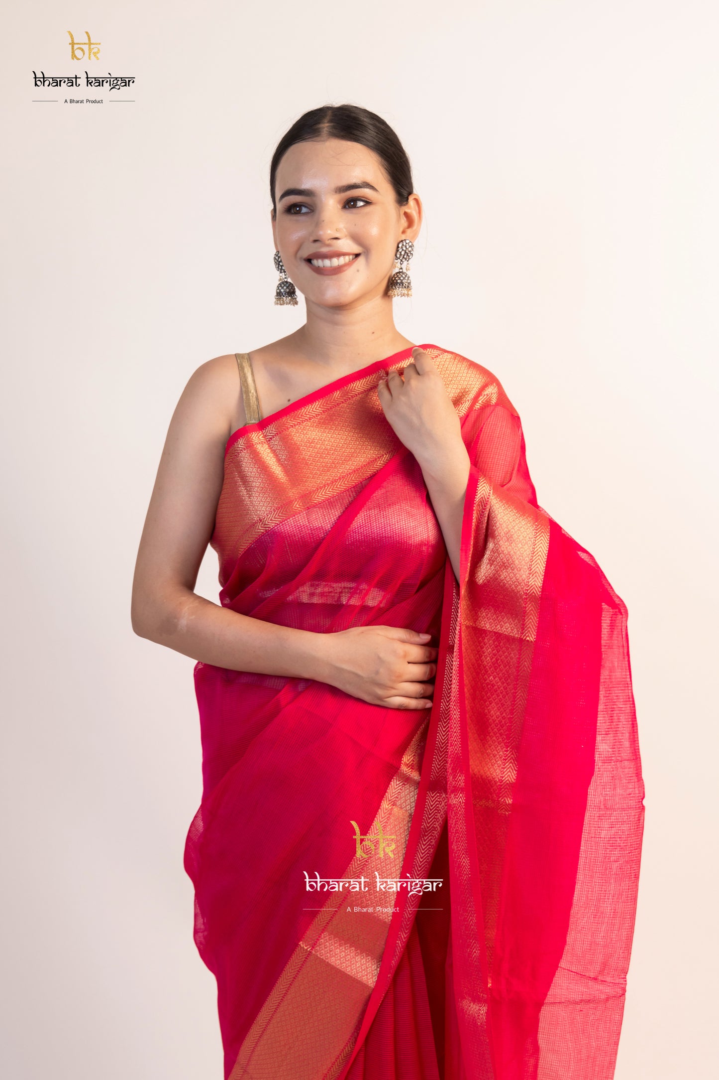 Maheshwari handloom Saree -Product code-THA017
