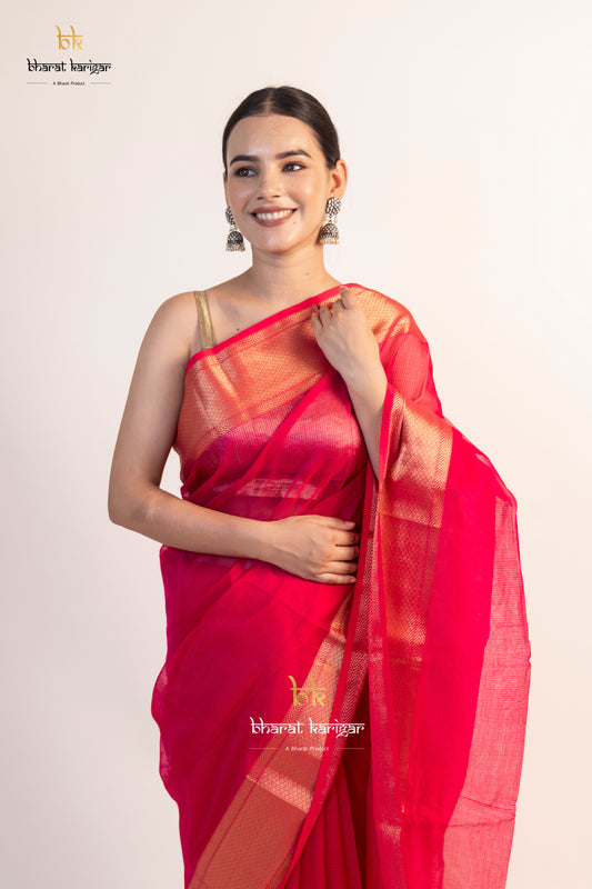 Maheshwari handloom Saree -Product code-THA017