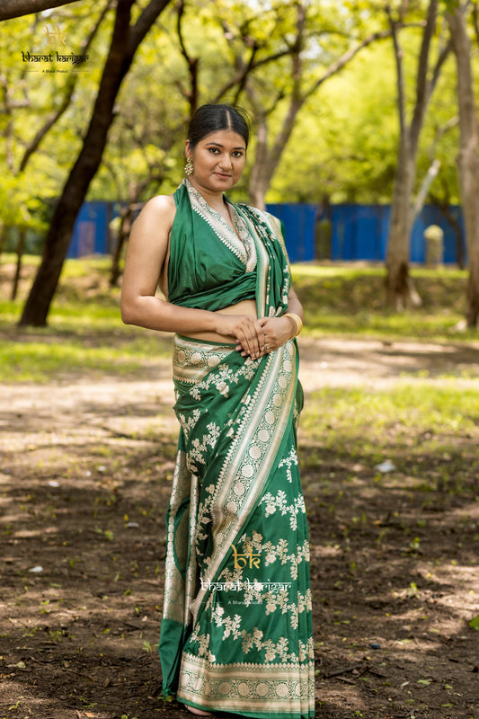 Banarasi mashru handloom Silk code-BYD084