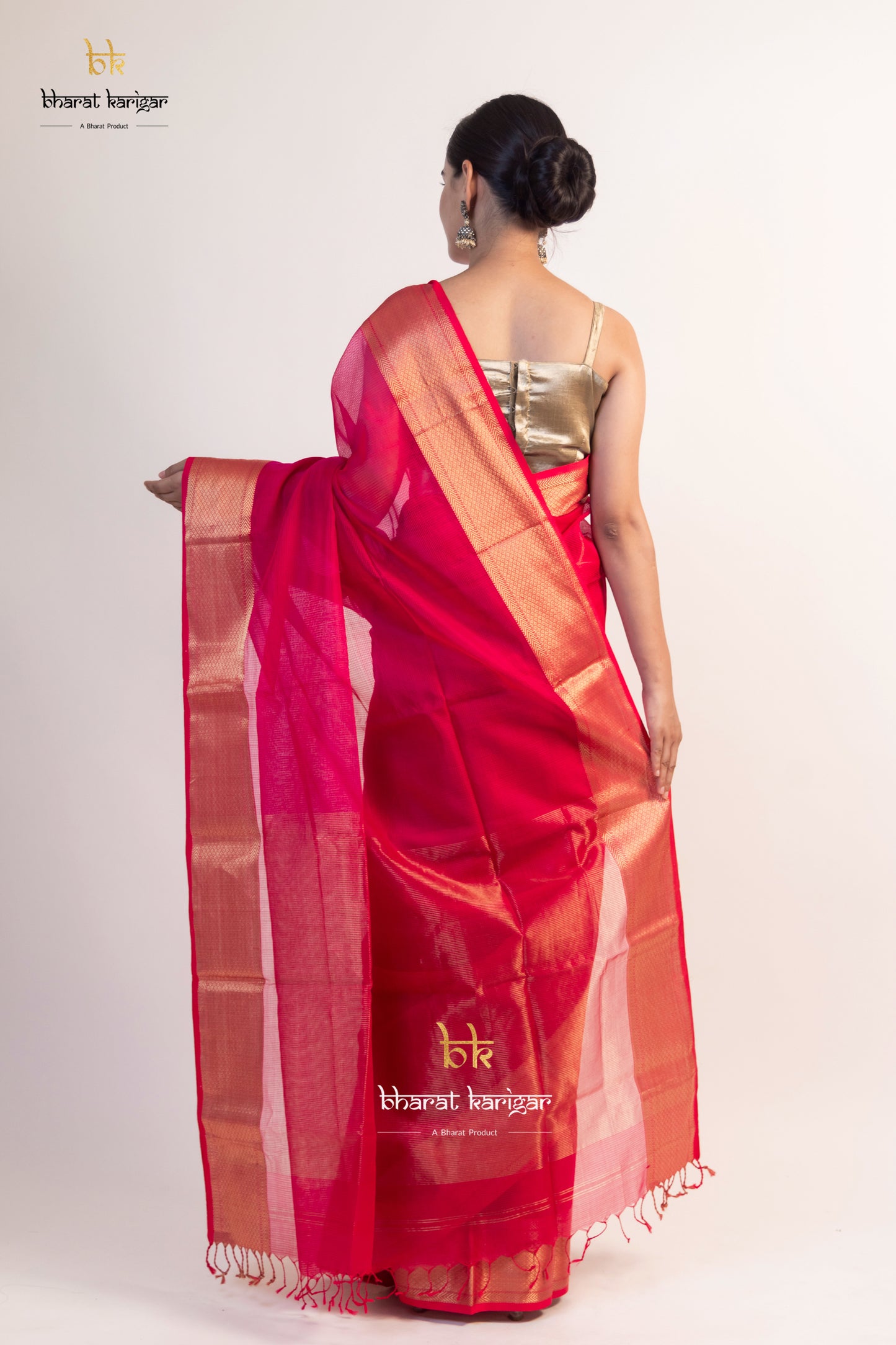 Maheshwari handloom Saree -Product code-THA017