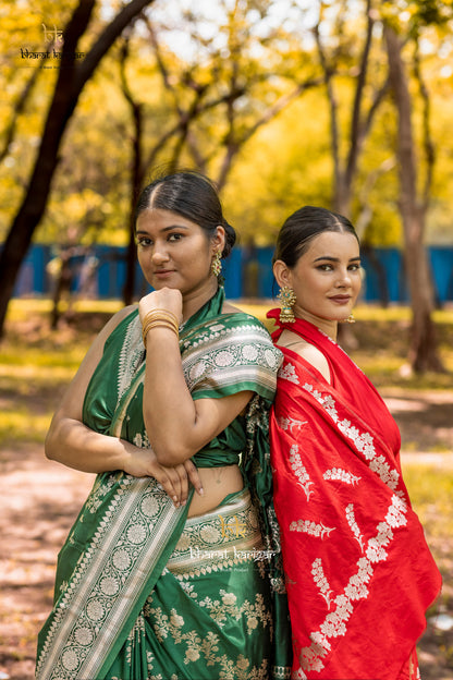 Banarasi mashru handloom Silk code-BYD084