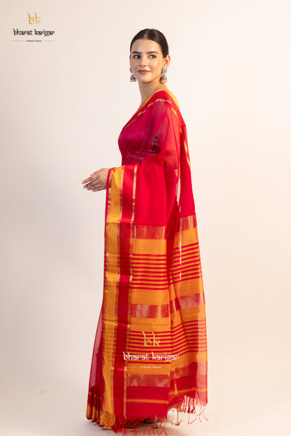 Maheshwari handloom Saree -Product code-THA013