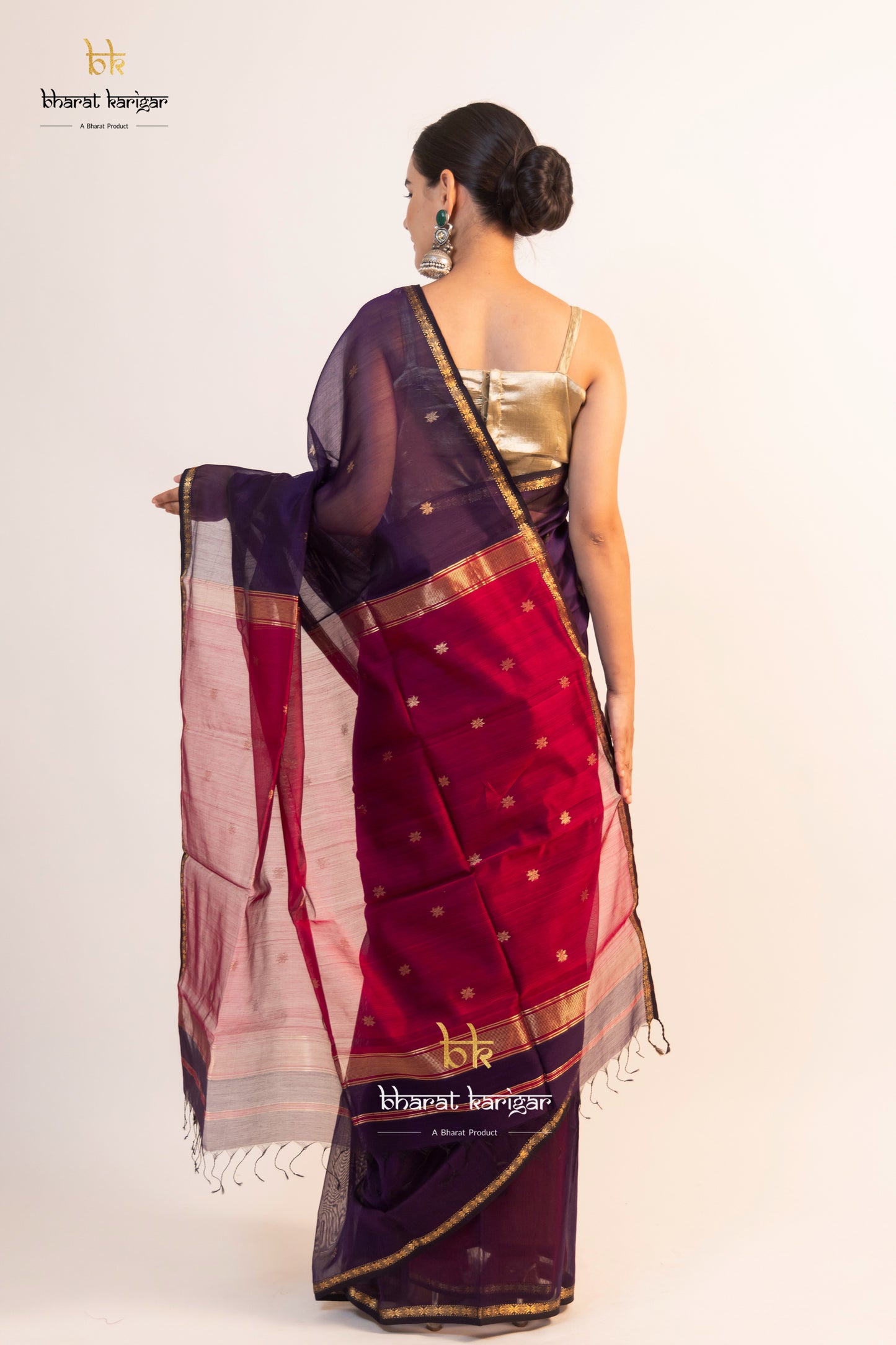 Maheshwari handloom Saree -Product code-THA008