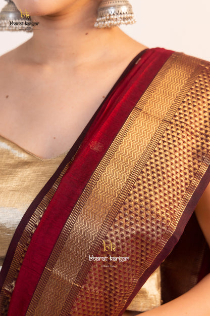 Maheshwari handloom Saree -Product code-THA007