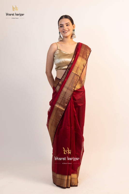 Maheshwari handloom Saree -Product code-THA007
