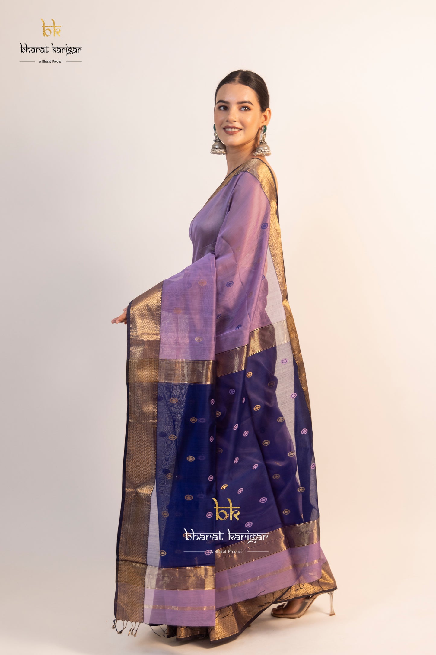 Maheshwari handloom Saree -Product code-THA005