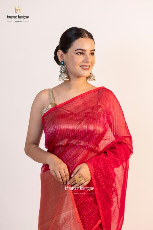 Maheshwari handloom Saree -Product code-THA002