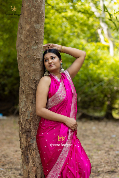 Banarasi mashru handloom Silk code-BYD067