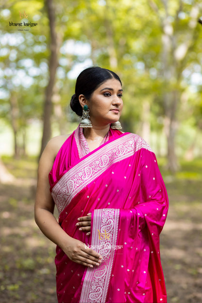 Banarasi mashru handloom Silk code-BYD067