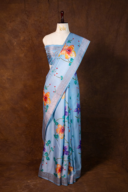 Banarasi mashru handloom Silk code-BYD011