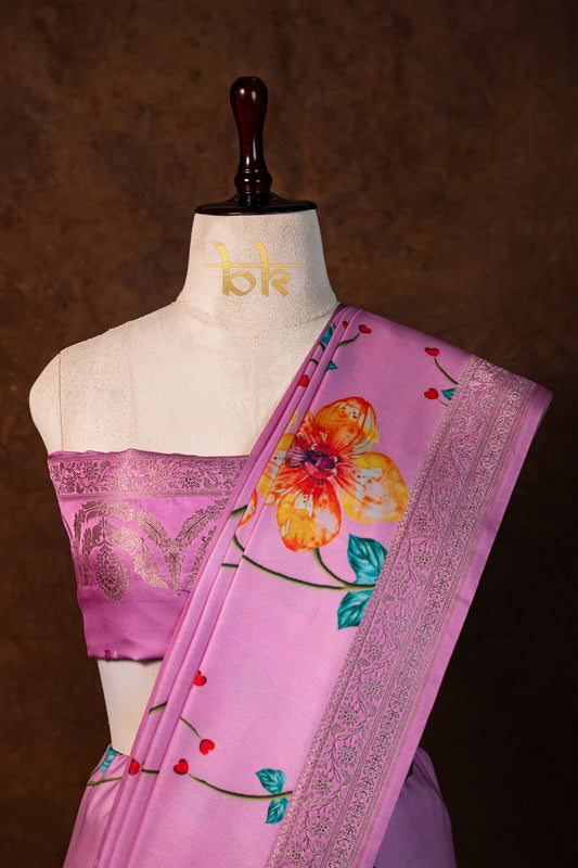Banarasi mashru handloom Silk code-BYD014