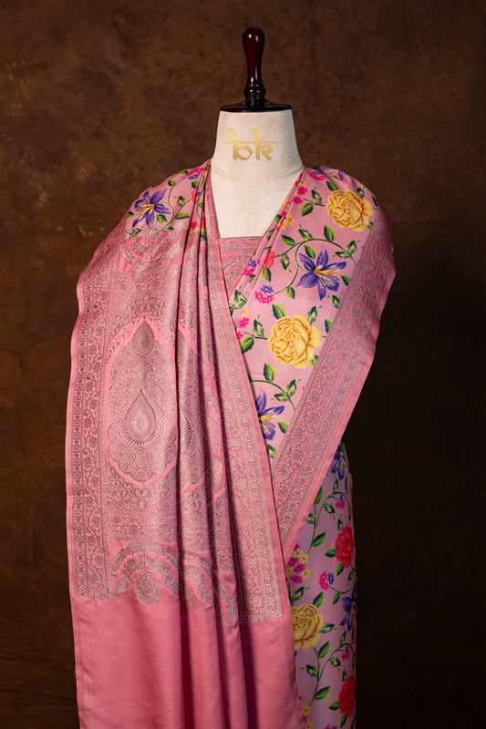 Banarasi mashru handloom Silk code-BYD015