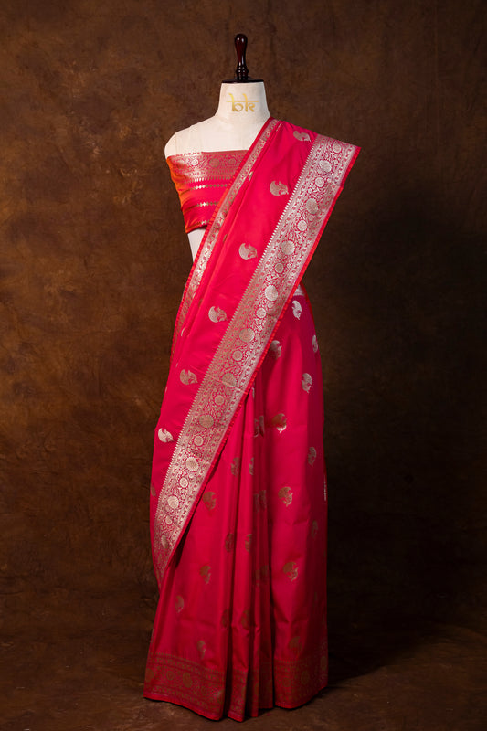 Banarasi mashru handloom Silk code-BYD016