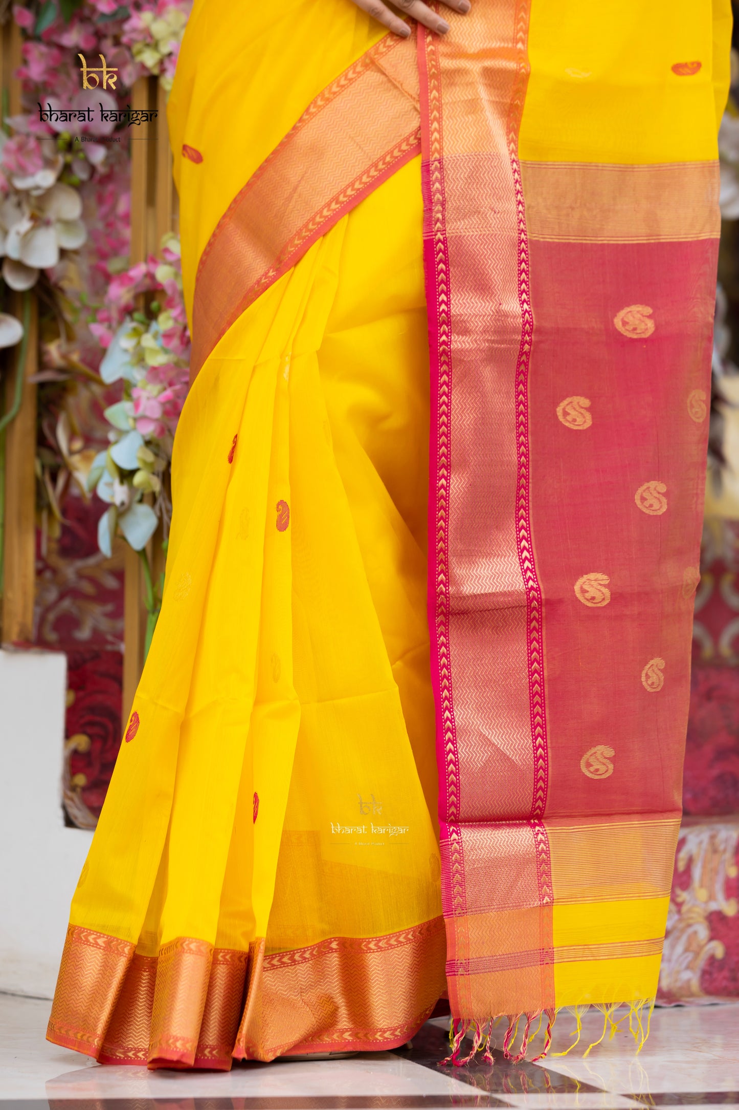 Maheshwari handloom Saree -Product code-THA062