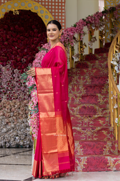 Maheshwari handloom Saree -Product code-THA036