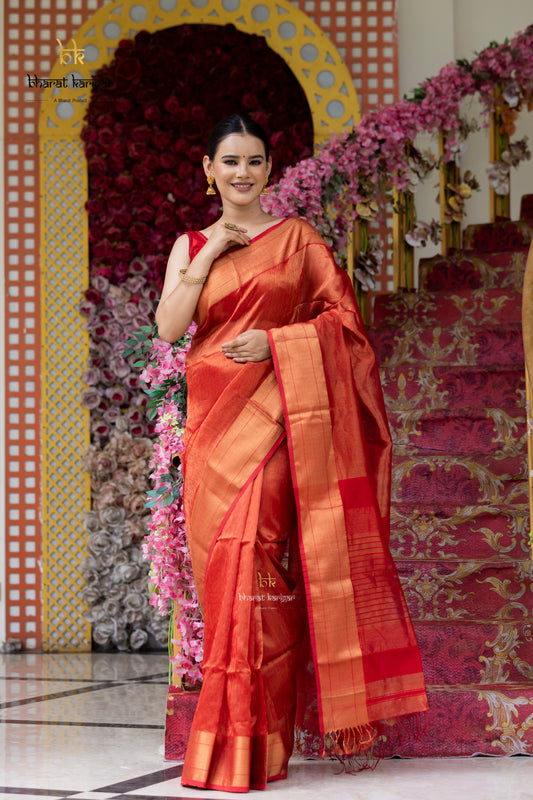 Maheshwari handloom Saree -Product code-THA037