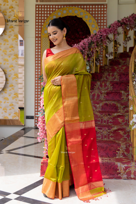 Maheshwari handloom Saree -Product code-THA039