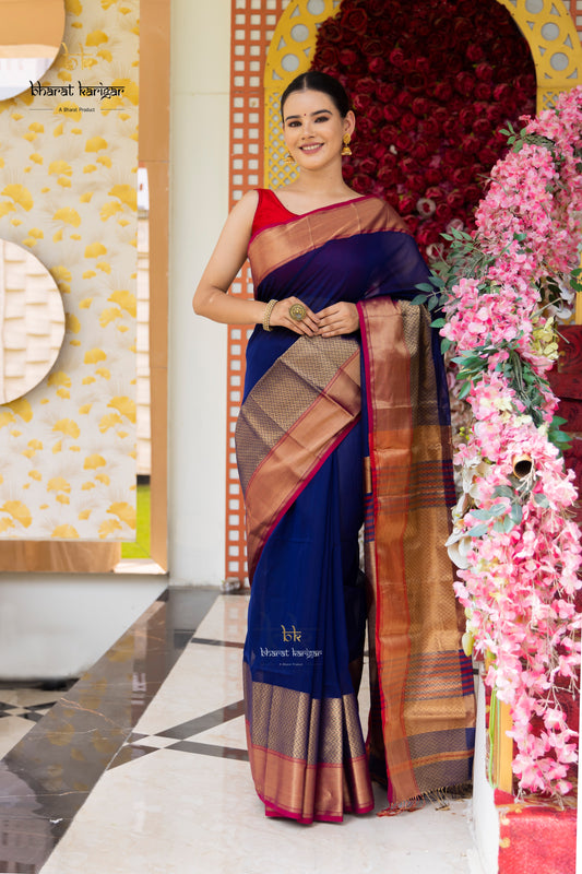 Maheshwari handloom Saree -Product code-THA040