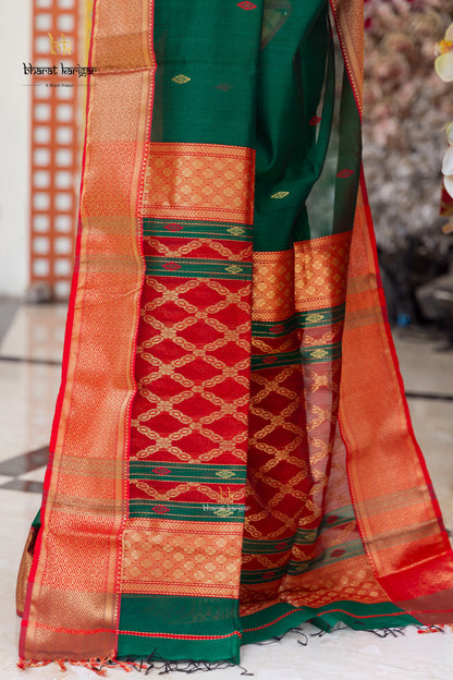 Maheshwari handloom Saree -Product code-THA044