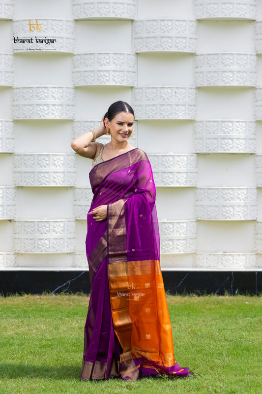 Maheshwari handloom Saree -Product code-THA045