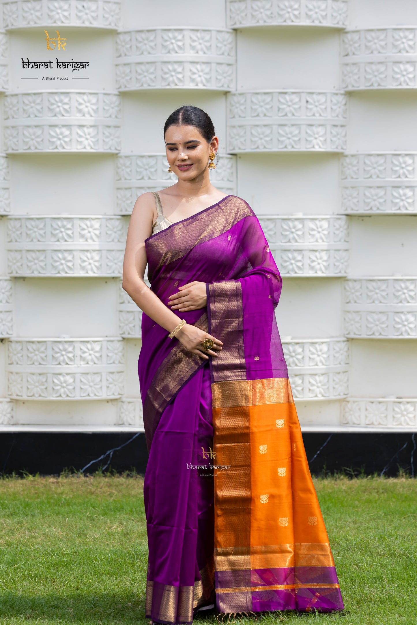 Maheshwari handloom Saree -Product code-THA045