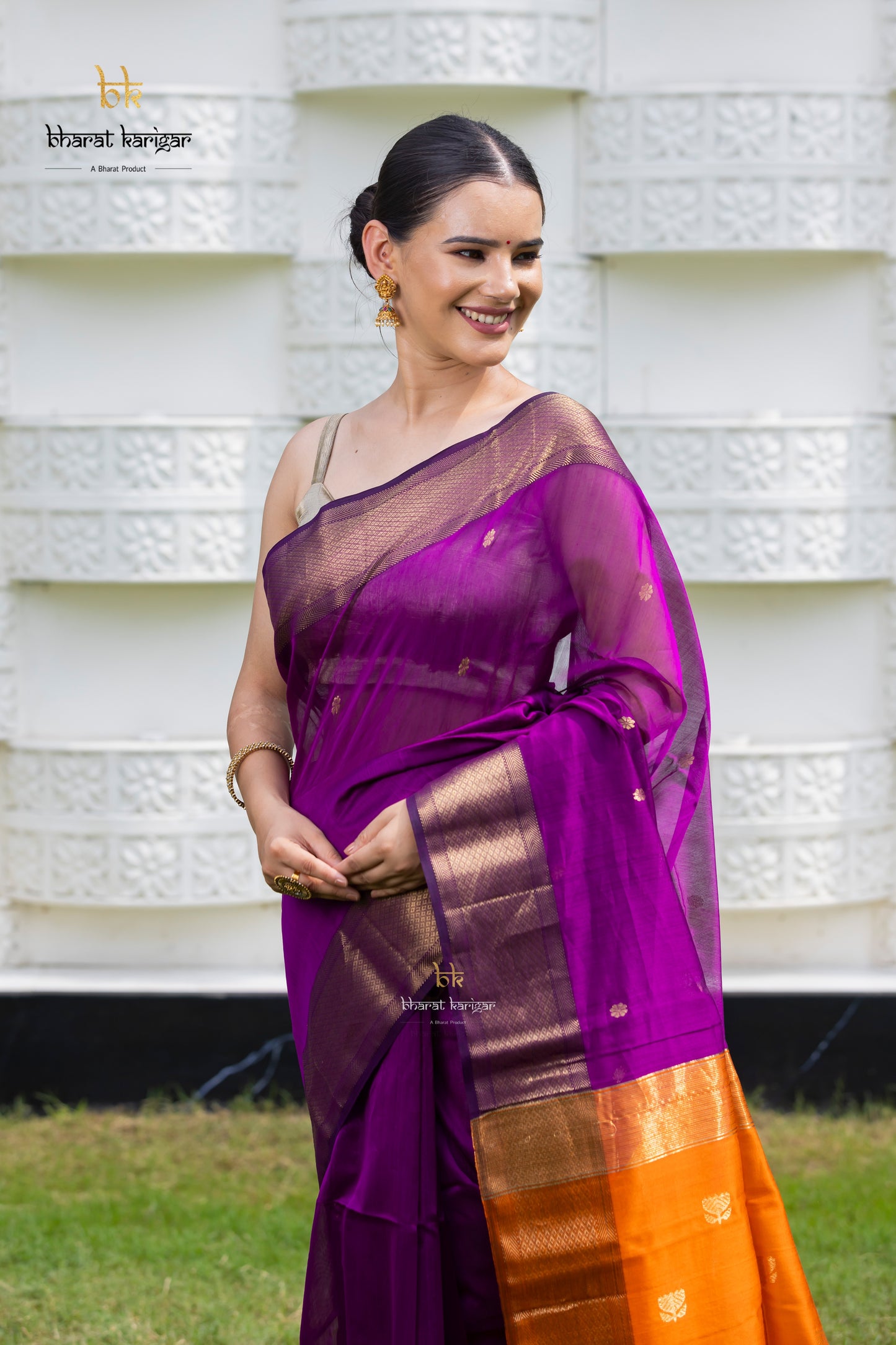 Maheshwari handloom Saree -Product code-THA045